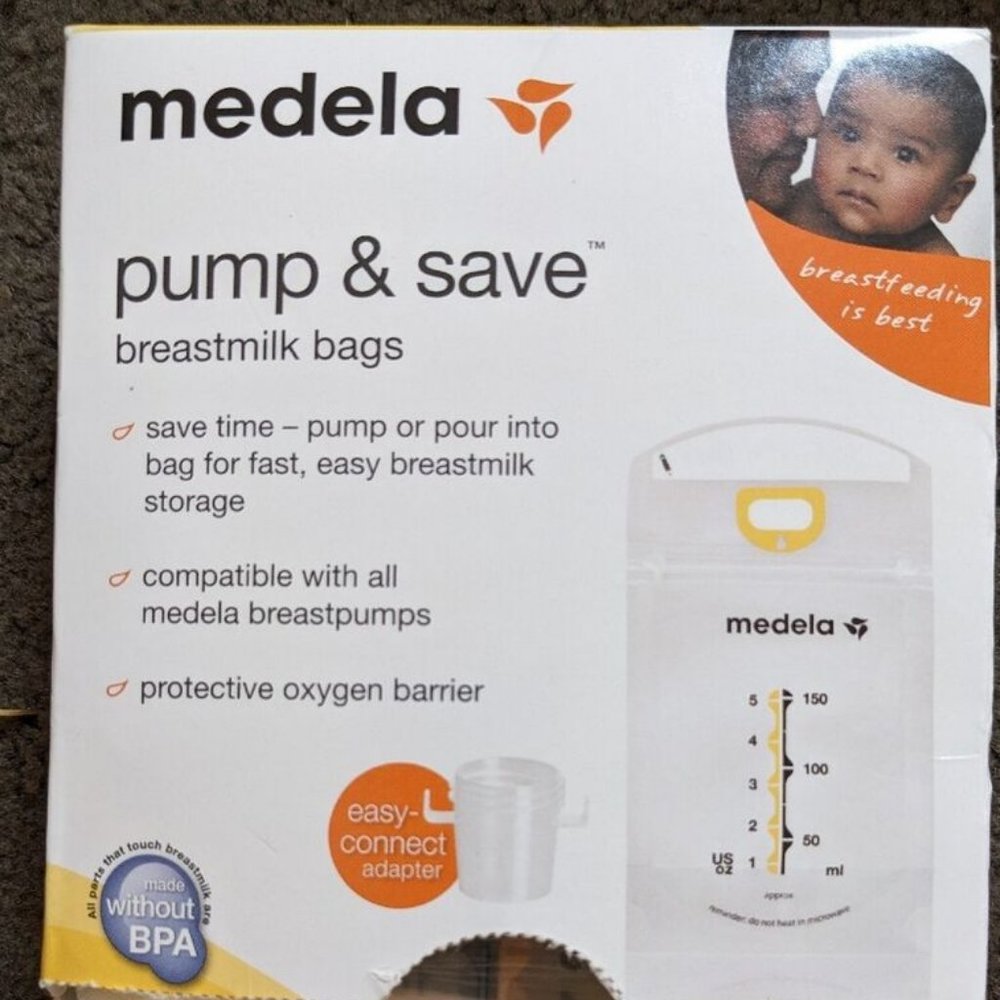 Medela Pump and Save 36 Breastmilk Bags * New Open Box * Nursing Milk